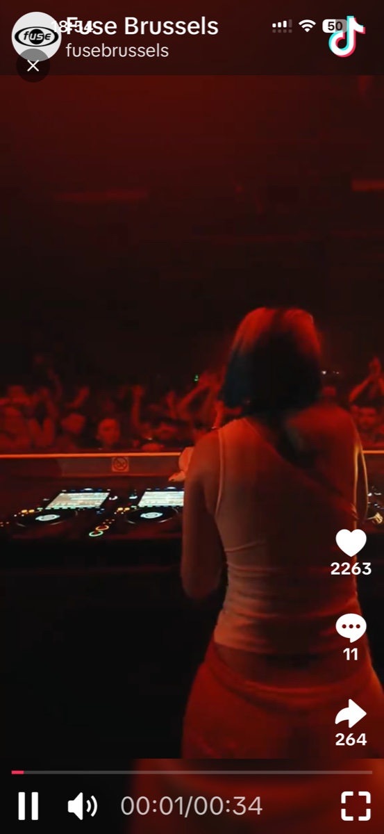 TikTok in-app